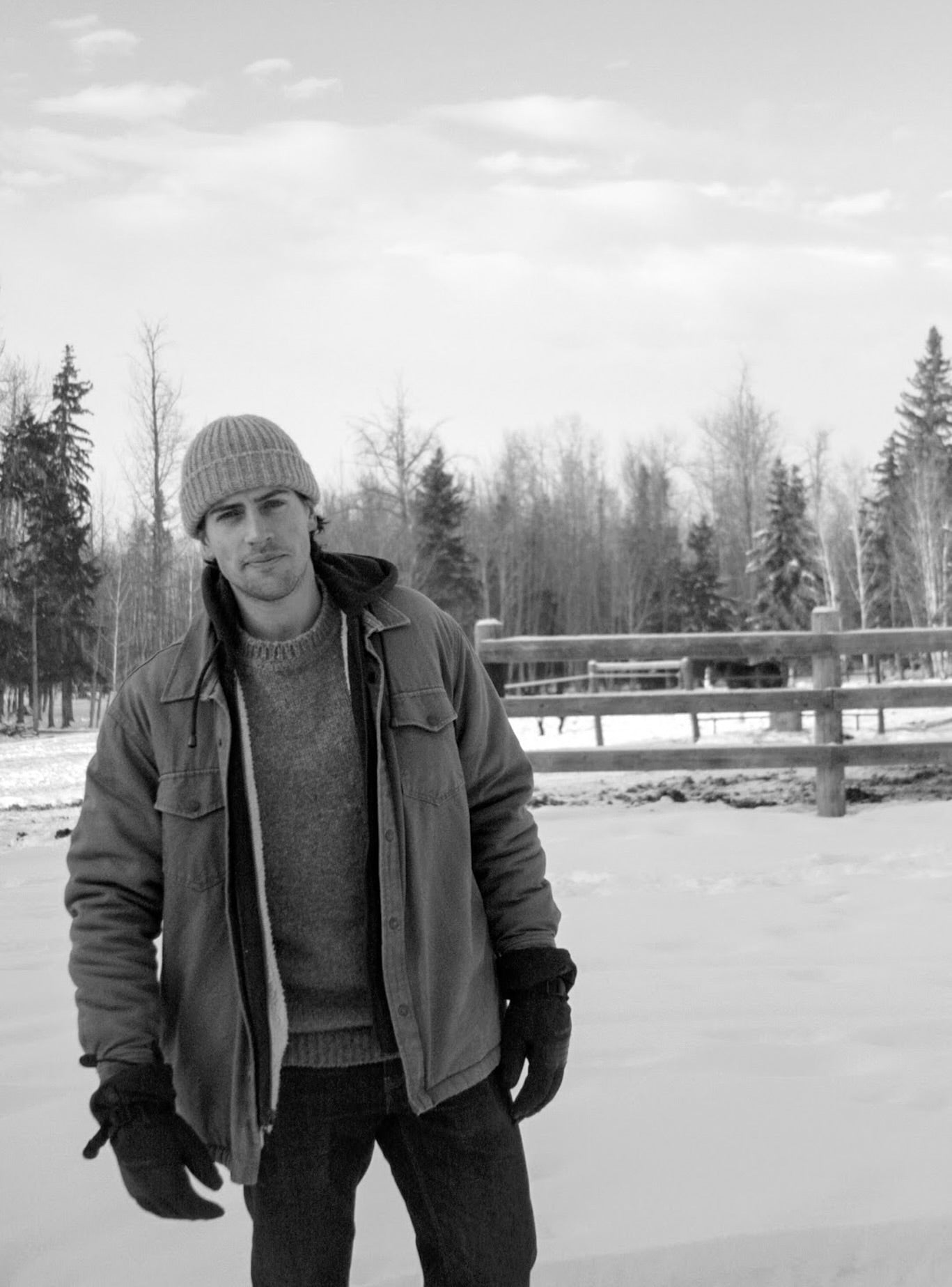 Timber Sweater – Men’s wool pullover in 100% wool, handcrafted in Alberta