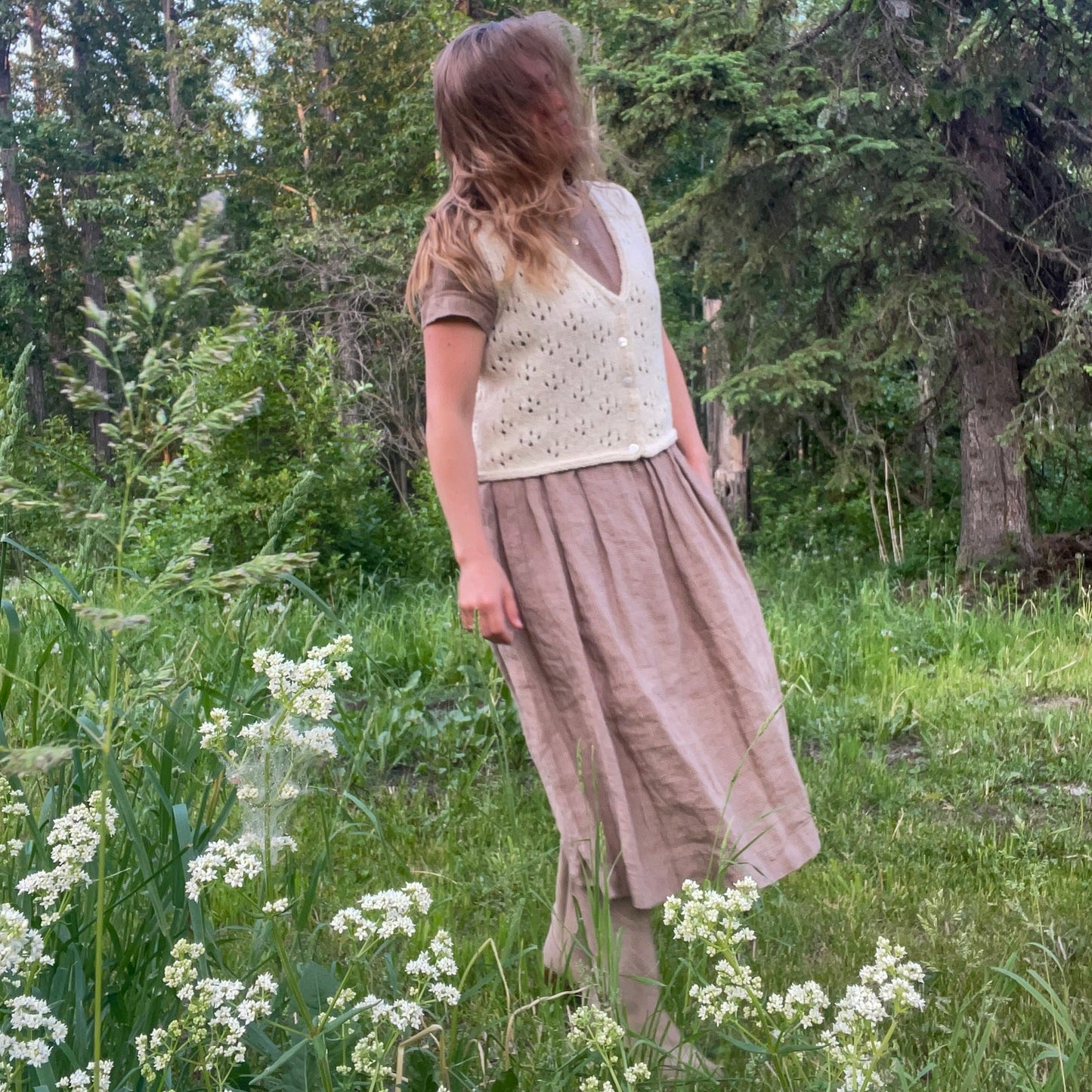 The Aspen Lace Button-Up