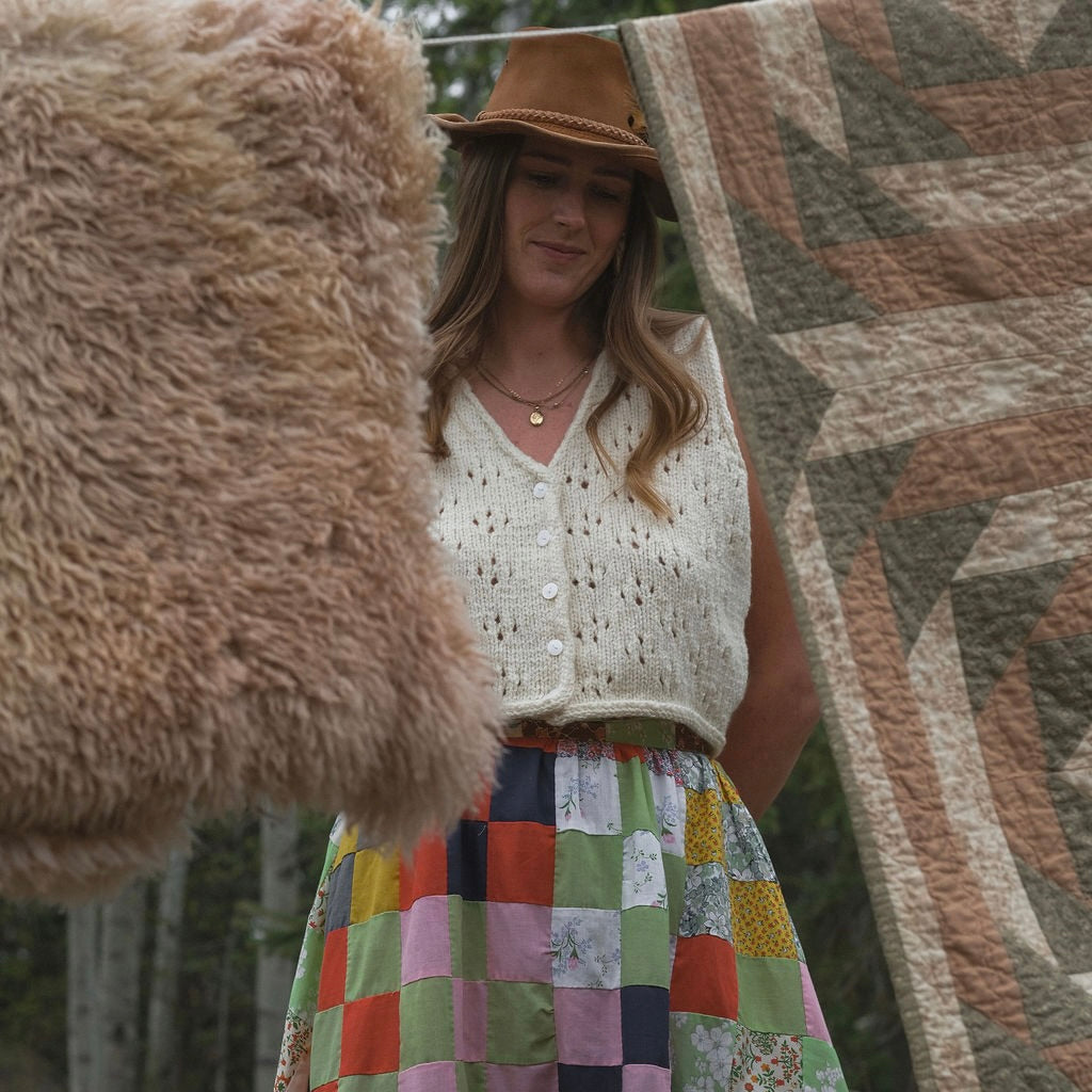 The Aspen Lace Button-Up