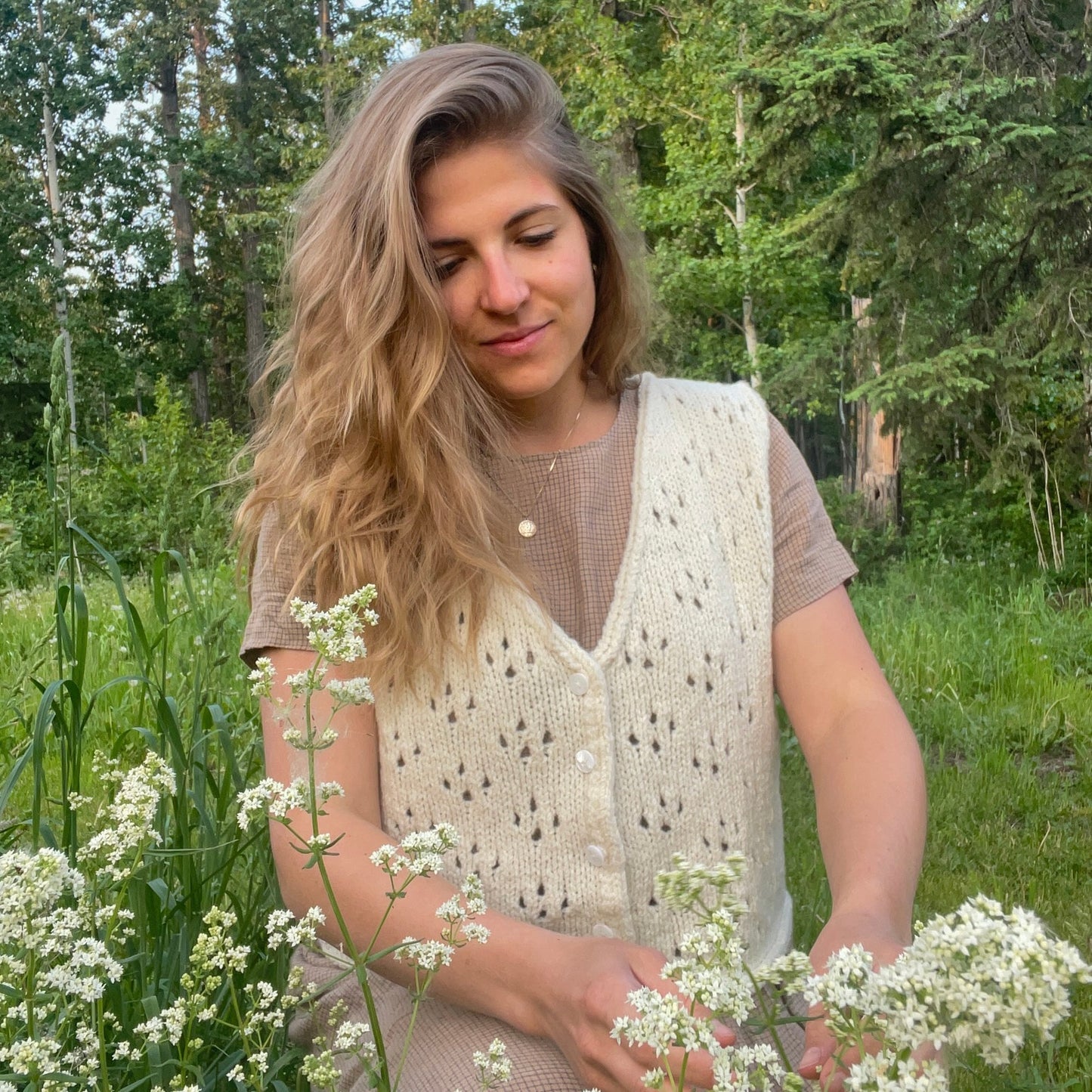 The Aspen Lace Button-Up