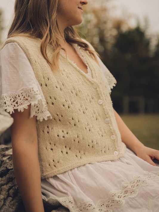 The Aspen Lace Button-up